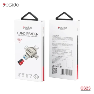 تحويلة ريدر متعدد YESIDO GS23 4in1 OTG