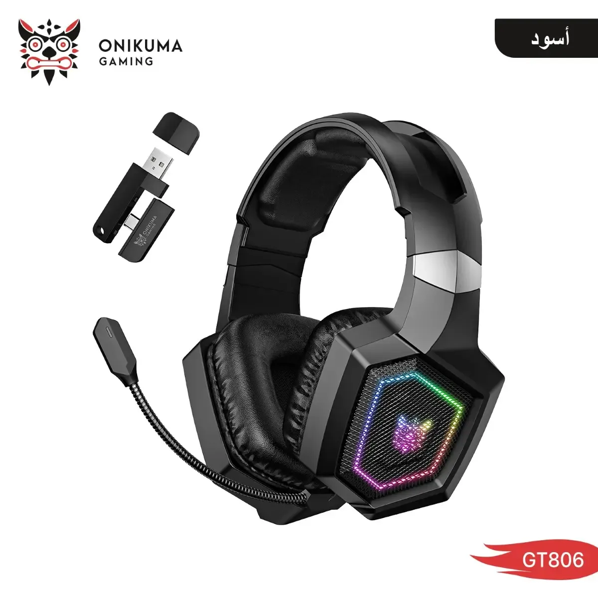 سماعة راس لاسكي Onikuma GT806 3in1