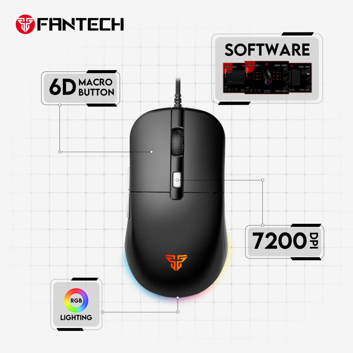 ماوس Fantech VX95 Kanata S