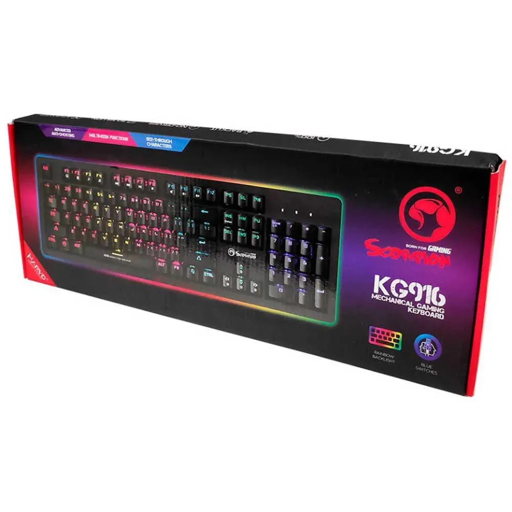 كيبورد ميكانيكي Marvo Scorpion KG916