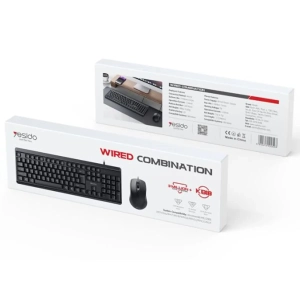 كيبورد+ماوس Yesido Wired Combination Keyboard KB18