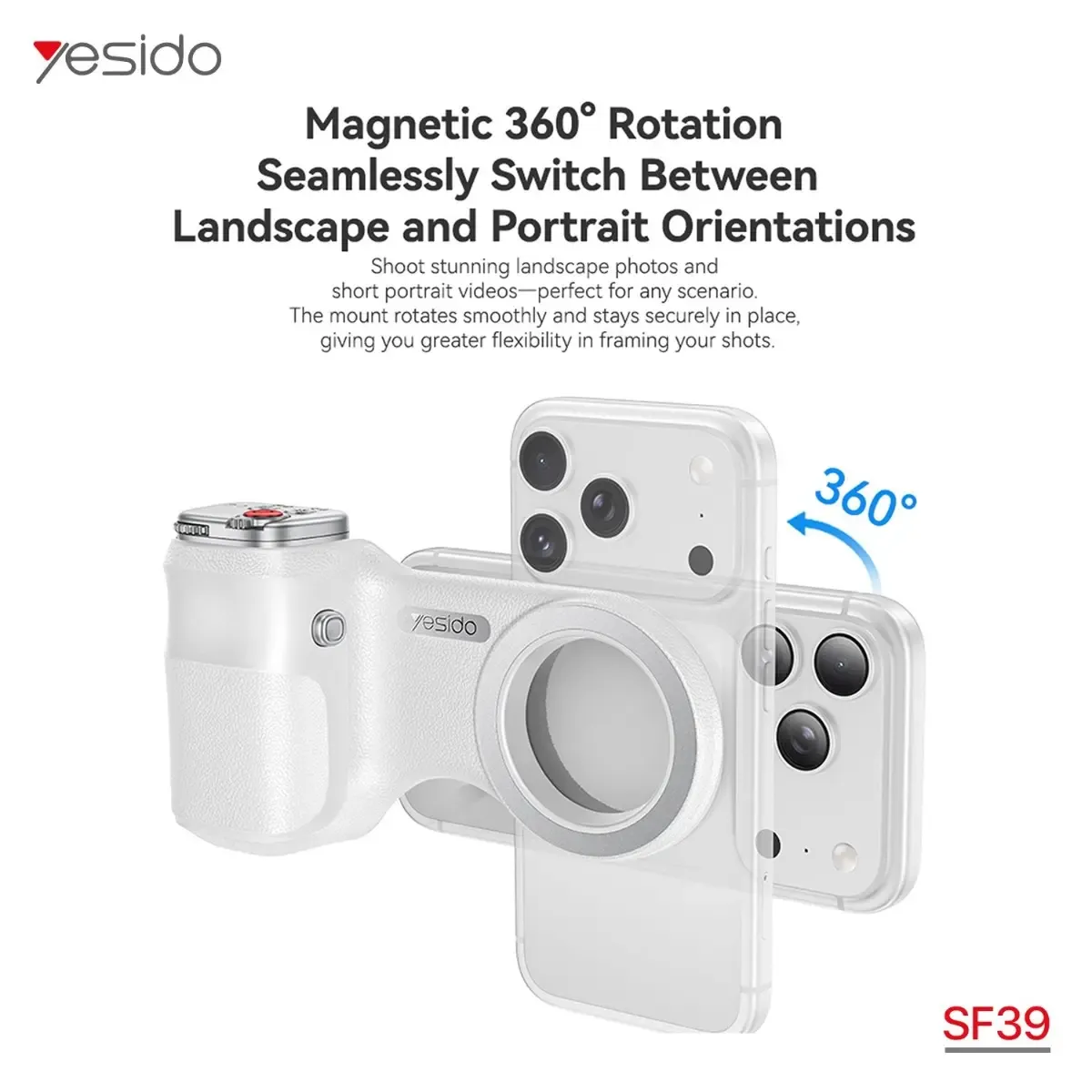 حامل مقبض موبايل بلوتوث YESIDO SF39