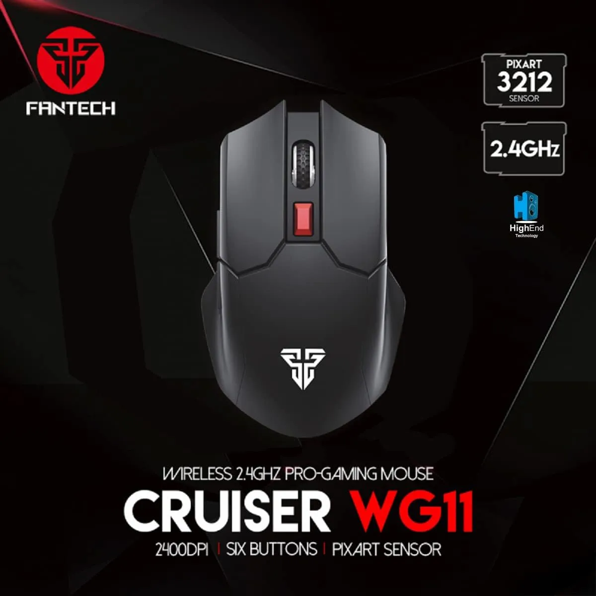 ماوس لاسلكي FANTECH CRUISER WG11 Silent