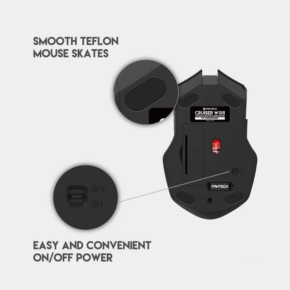 ماوس لاسلكي FANTECH CRUISER WG11 Silent
